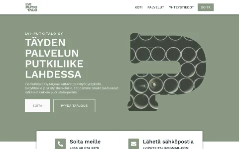 LVI-Putkitalo Oy – verkkosivut
