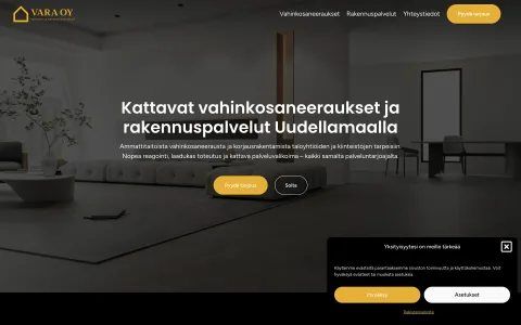 Vara Oy – verkkosivut