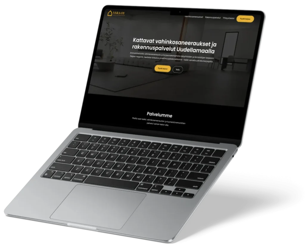 Vara Oy Nettisivut